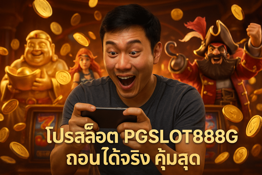 โปรสล็อต PGSLOT888G ถอนได้จริง คุ้มสุด